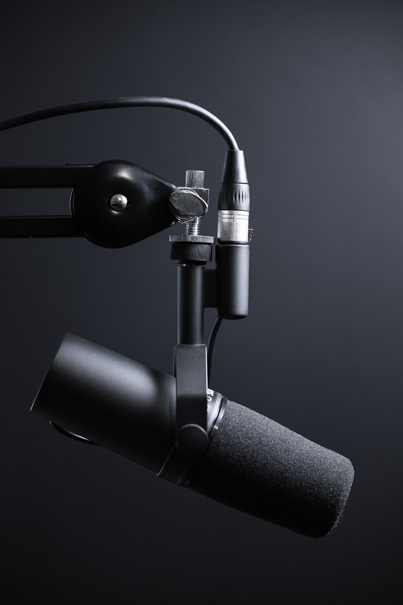 Sala di registrazione per podcast